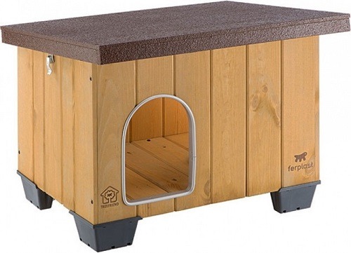 Caseta para perros de madera grande Batia