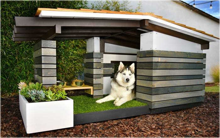 Hobbydog Casa para Perro S Gris con Patas